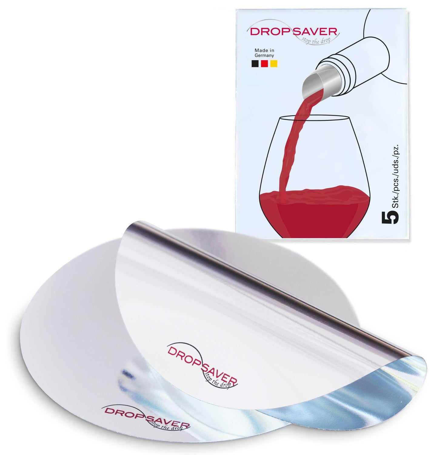 DROPSAVER® Skænkefolie - Dråbefri Flaskeindsats 10pak