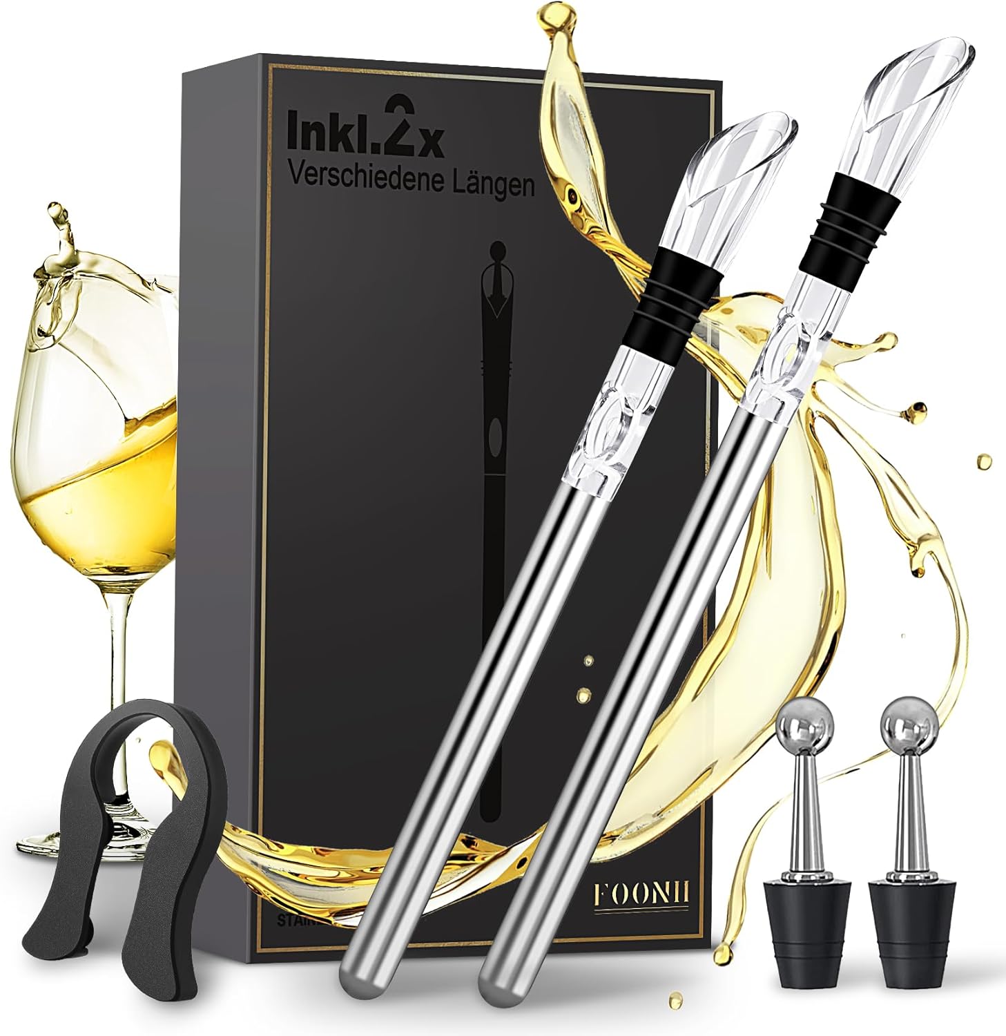 7‑i‑1 Wine Cooling Stick (Vinkøler) - FMShop