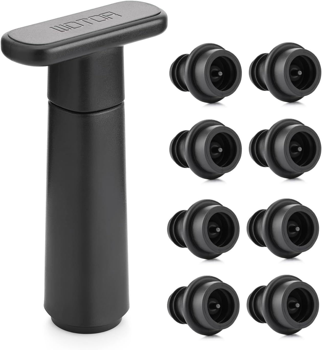 Vakuumpumpe til Vin - Wine Saver (med 4 eller 8 genanvendelige stoppe) - Wine Stoppers & Pourers - FMShop