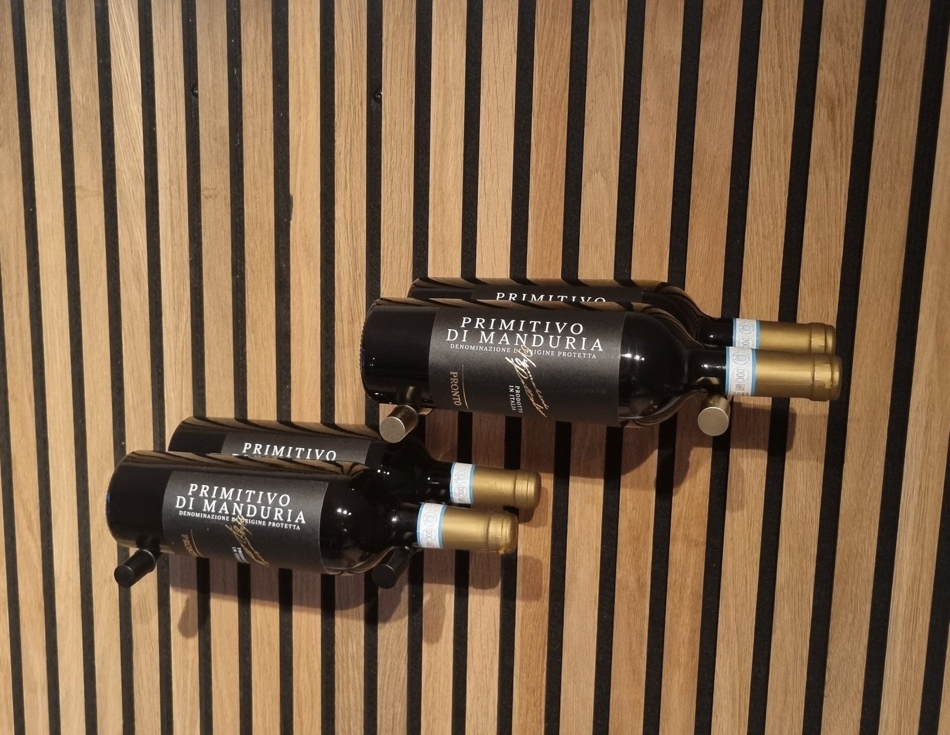 Wine Pegs – Vægmonteret Vinholder (1, 2 eller 3 Flasker) - Vinreol - FMShop