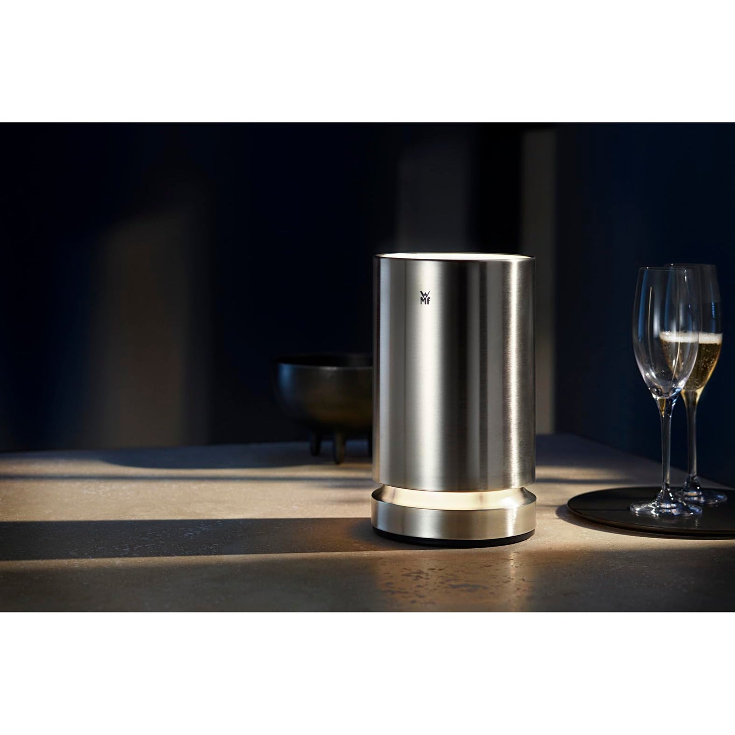 WMF Ambient Champagne - og vinkøler med LED lys - FMShop