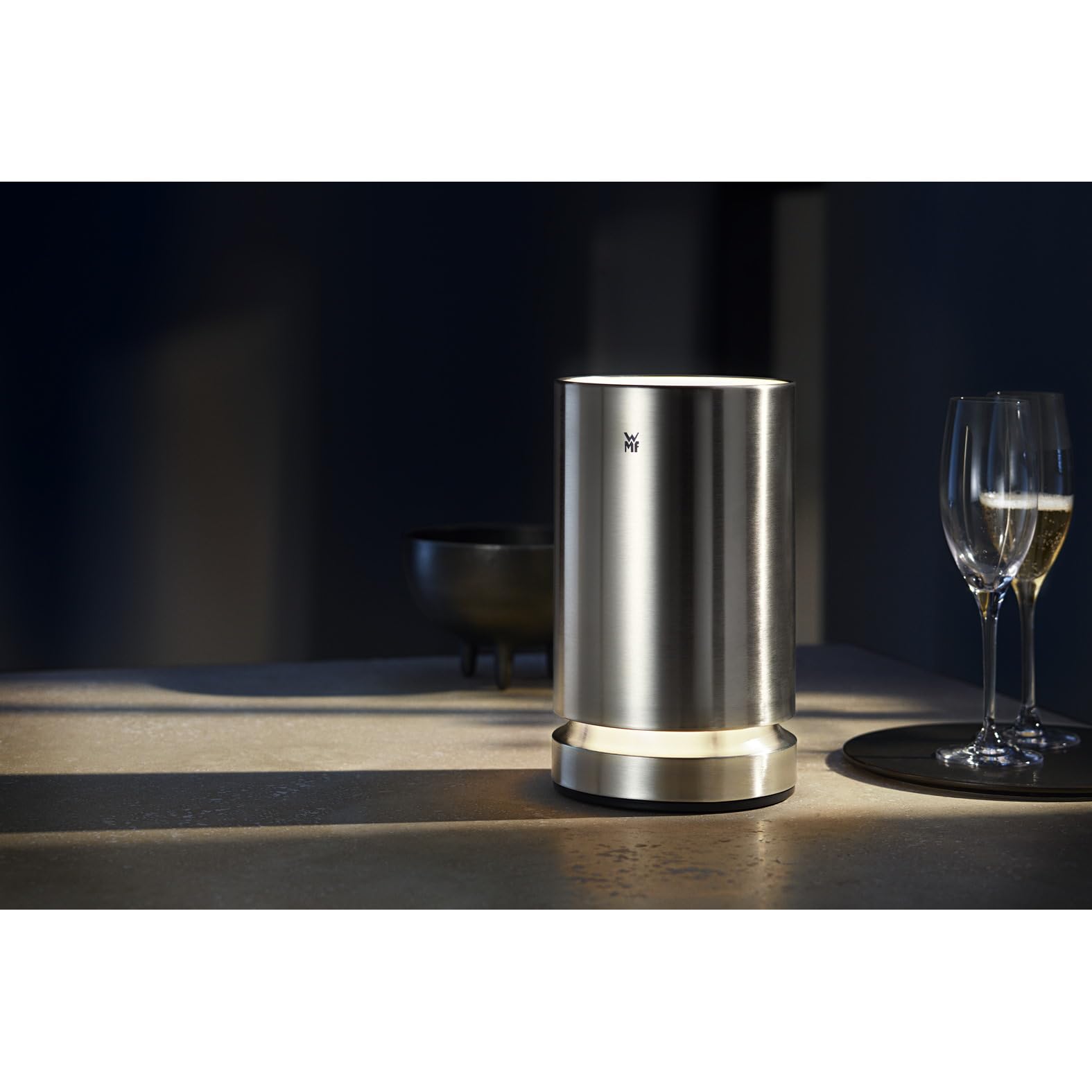 WMF Ambient Champagne - og vinkøler med LED lys - FMShop